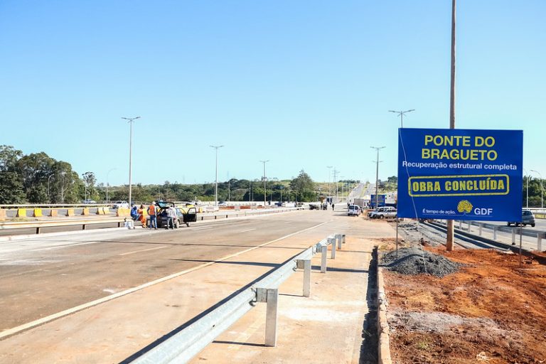 Ponte do Bragueto fica pronta e é totalmente liberada para trânsito