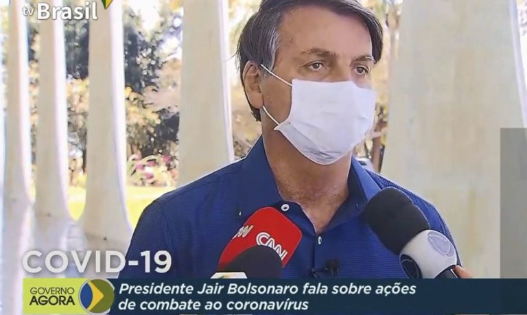 Presidente Bolsonaro testa positivo para COVID-19