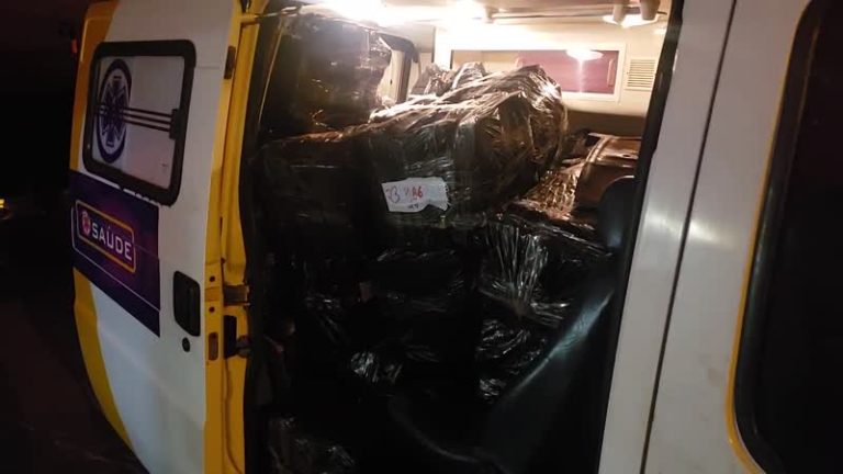PRF APRENDE AMBULÂNCIA QUE TRANSPORTAVA MAIS DE 1 TONELADA DE MACONHA