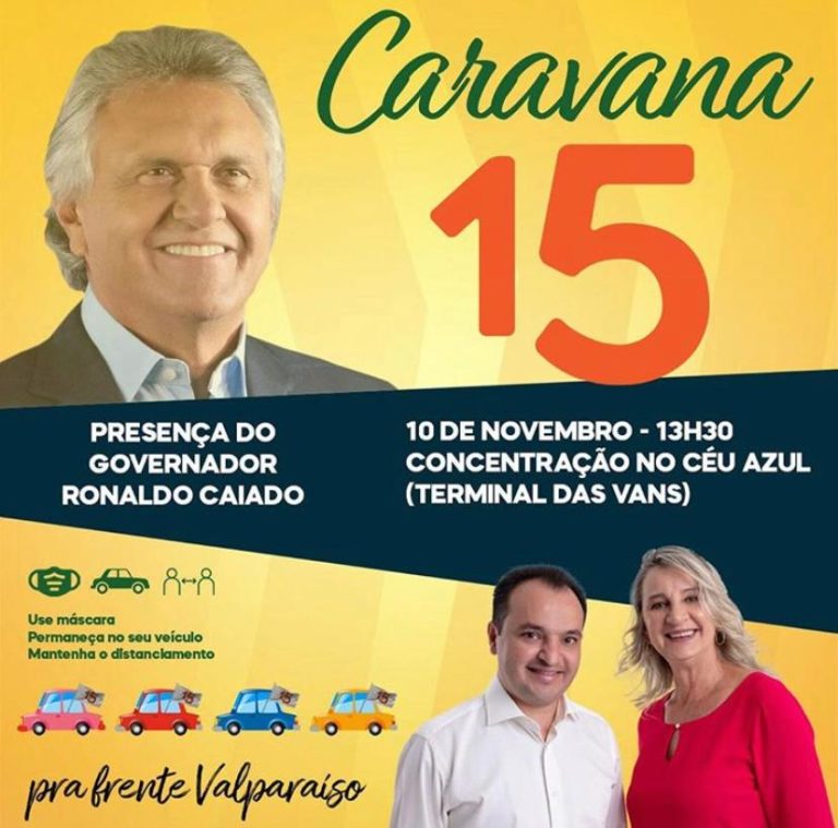 Grupos políticos anti-Mossoró não se conformam com a iminente derrota. Caiado declarará apoio oficial amanhã em carreata no Céu Azul