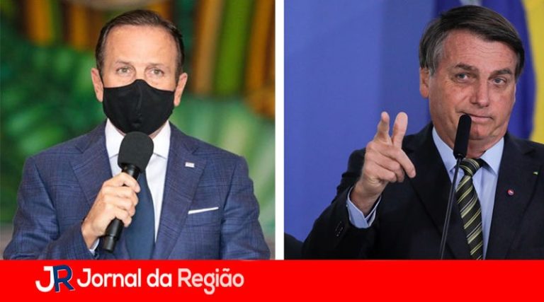 “A vacina é do Brasil, não é de nenhum governador”, diz Bolsonaro sobre Doria