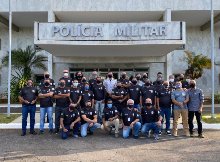 Comandante Geral da PMDF recebe grupo de Veteranos da 12ª CPMind
