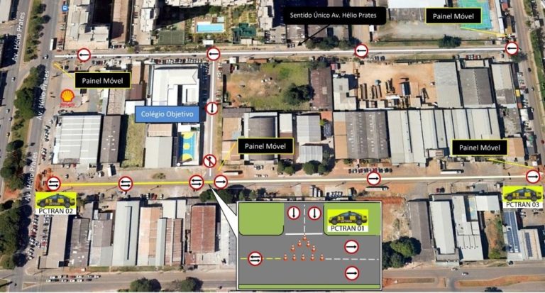 trânsito alterado em Taguatinga