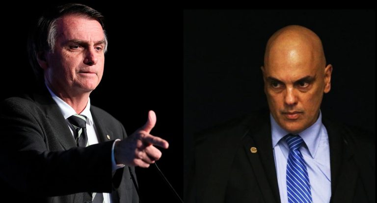 Bolsonaro e Alexandre de Moraes conversam a portas fechadas na casa de Arthur Lira