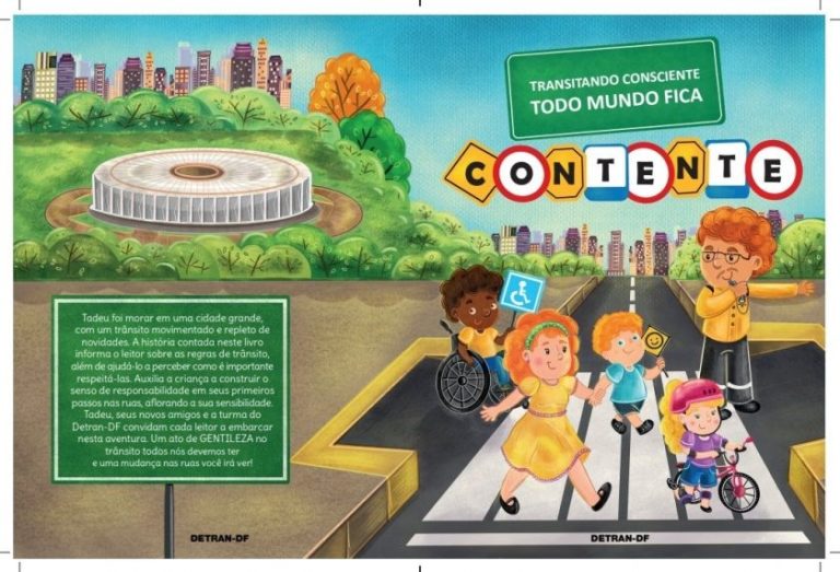 Detran-DF lança 1º livro infantil de educação para o trânsito, nesta quarta-feira (22), na 36ª Feira de Livro de Brasília