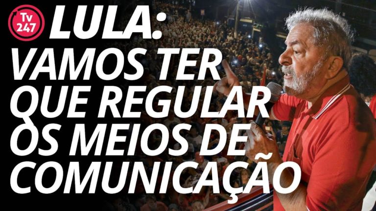 Lula volta a defender regulação de rádio, TV e internet e reformar “direito de resposta”