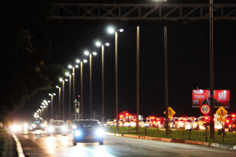 Vicente Pires mais iluminada com 136 novos postes