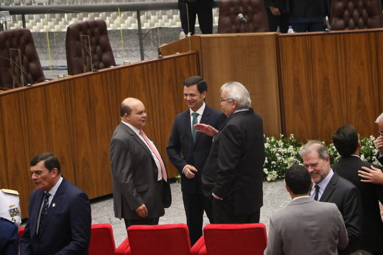 Governador Ibaneis participa da posse da nova presidência do STJ