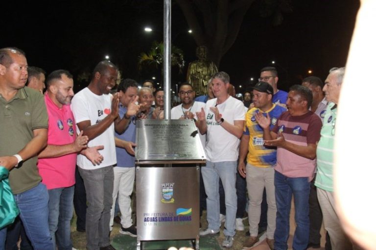 Prefeitura de Águas Lindas-GO inaugura Praça do estudante no setor Jardim Guaíra
