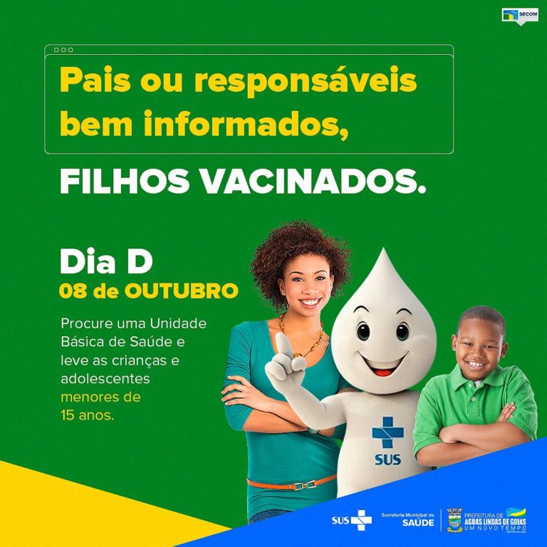 Águas Lindas: Secretaria de saúde prorroga prazo do Dia D de Vacinação