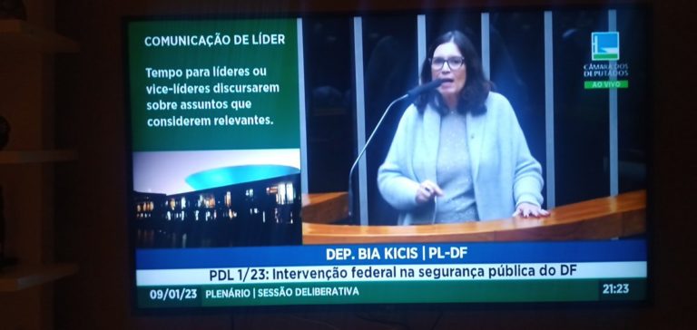 A culpa não pode ser só de Ibaneis e da PM, diz Bia Kicis