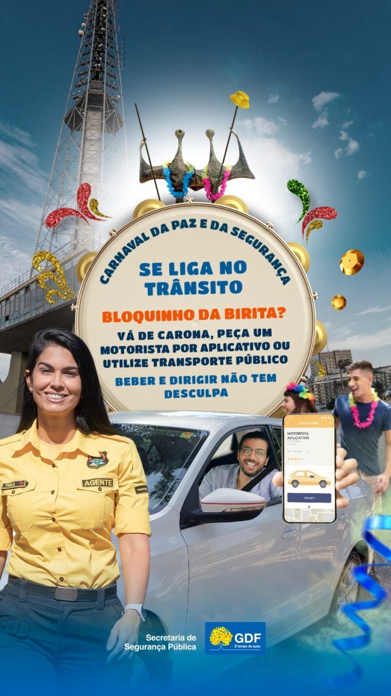 Segurança para os foliões é tema de nova campanha