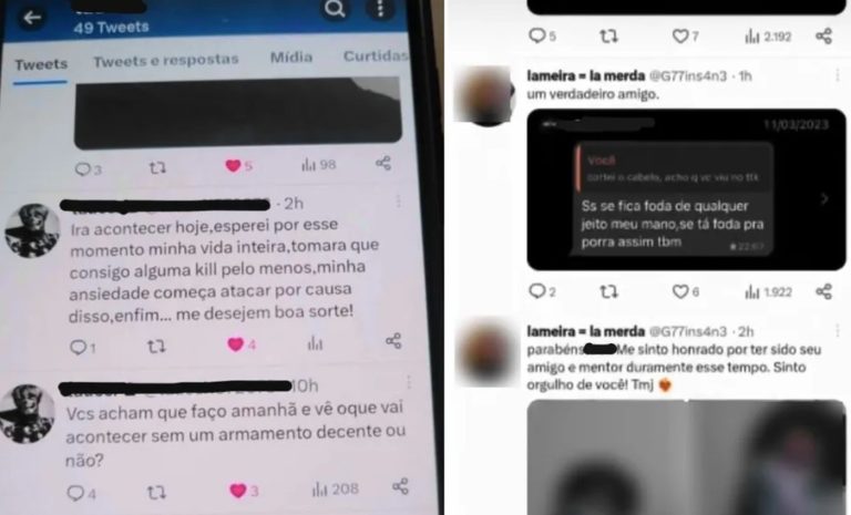 SP: Aluno usou rede social para anunciar ataque a escola