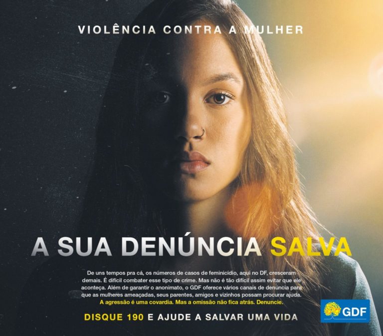 Campanha do GDF incentiva população a denunciar agressões contra mulheres