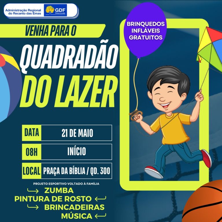 Domingo de festa para os moradores do Recanto das Emas