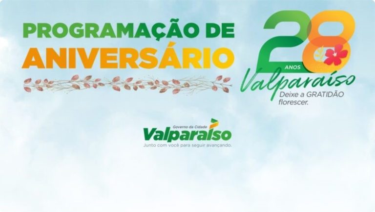 Confira a programação de aniversário de 28 anos de Valparaíso