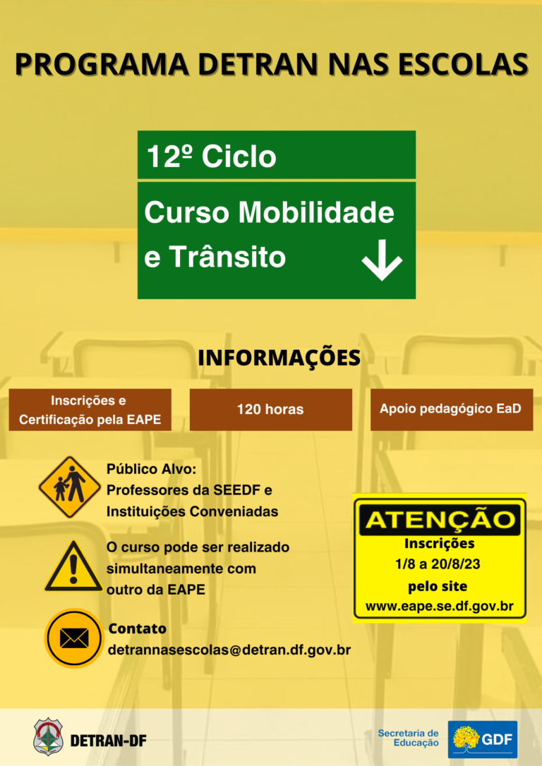 Abertas as inscrições para o curso Mobilidade e Trânsito