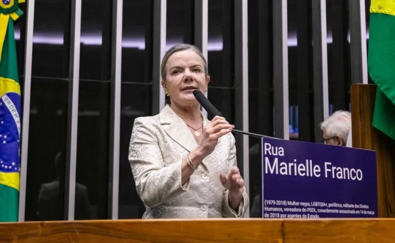 Posição de Quaquá sobre Brazão é isolada, diz Gleisi