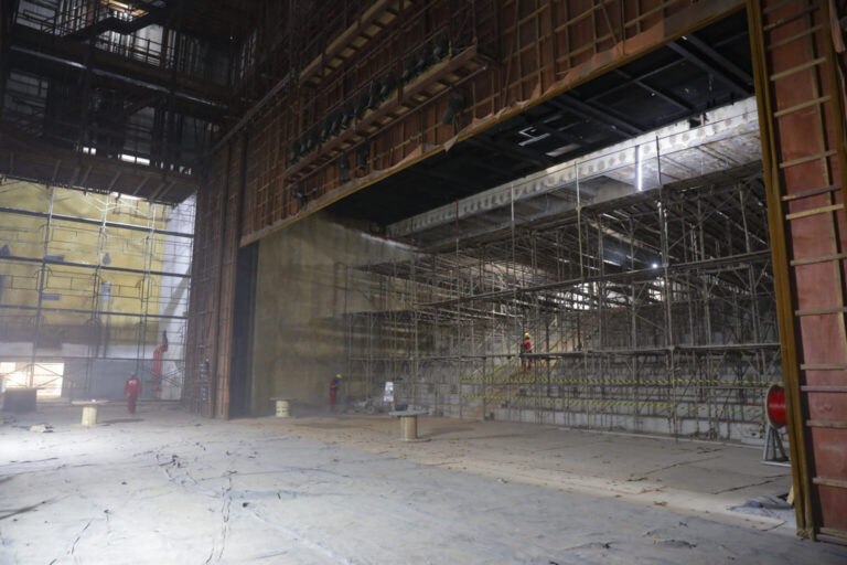 Sala Martins Pena já tem mais de 50% das obras concluídas