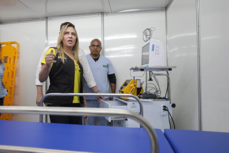 Tenda de acolhimento para pacientes com dengue é inaugurada no Paranoá