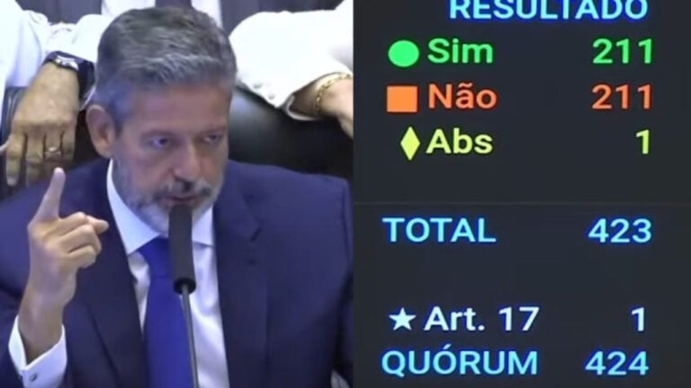 Omissão, medo ou rabo preso? Lira se recusa a dar o voto de desempate em votação