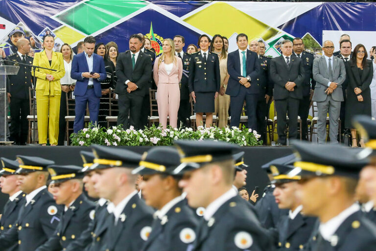 Celina Leão, Governadora em exercício, prestigia formatura de 1234 policiais militares