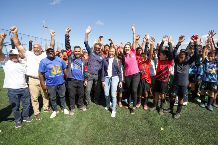 Com investimento de mais de R$ 2 milhões, campo sintético em Santa Maria é entregue após reforma