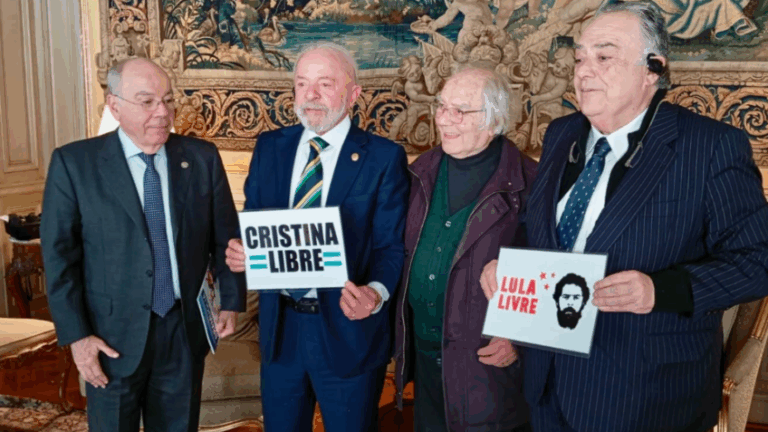 Lula critica Trump sobre Bolsonaro, mas pede liberdade para a corrupta Cristina Kirchner