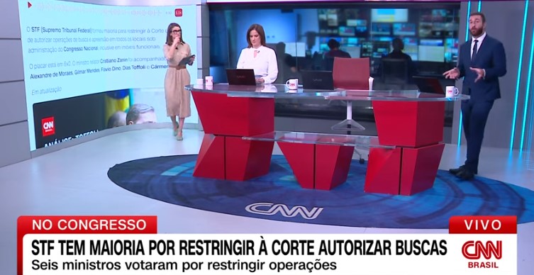 STF tem maioria para restringir à Corte autorização de buscas no Congresso