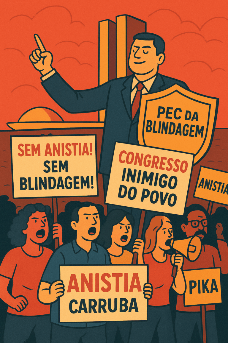 “O Grande Teatro da Blindagem & a Comédia da Anistia”