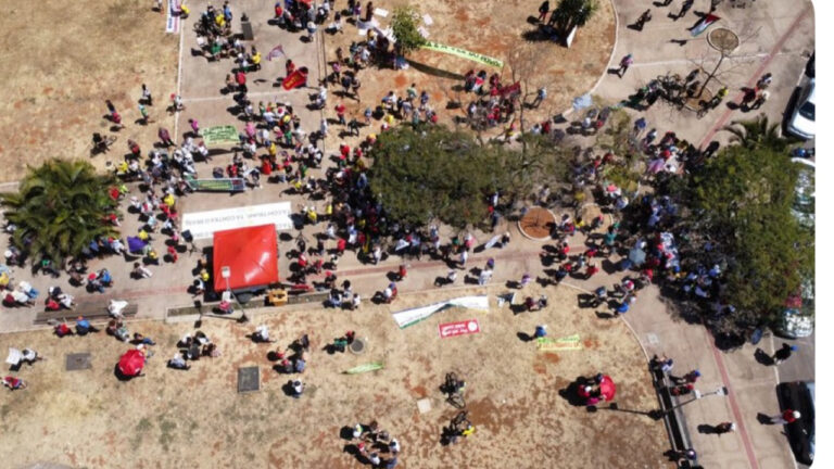 Manifestação de esquerda Grito dos Excluídos fracassa em Brasília