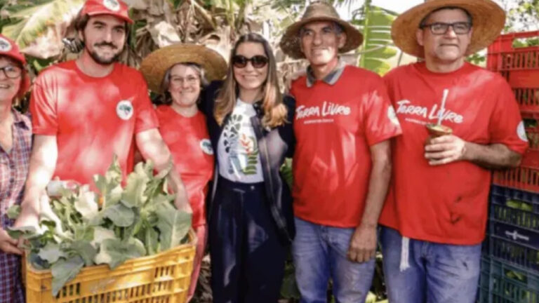 Janja visita o MST no Rio Grande do Sul