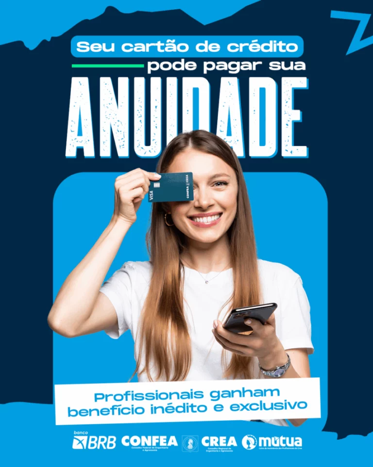 Profissionais do Crea-PR agora têm acesso ao Cartão BRB Confea, com cashback vinculado à anuidade e benefícios exclusivos