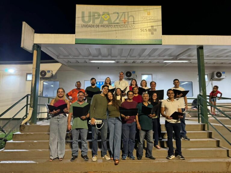 Cantata de Natal leva música, acolhimento e emoção à UPA de São Sebastião