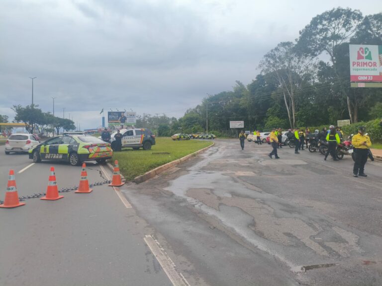 Detran-DF flagra condutores alcoolizados e recupera veículo com apoio aéreo no fim de semana