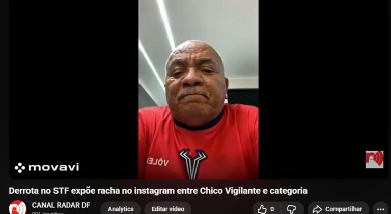 Ironia do “agora faz o L” irrita Chico Vigilante (PT) após derrota no STF