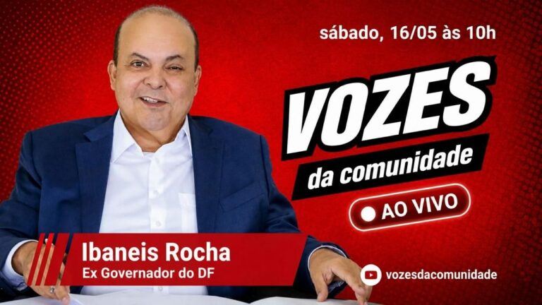 Ibaneis Rocha será o entrevistado deste sábado no Vozes da Comunidade