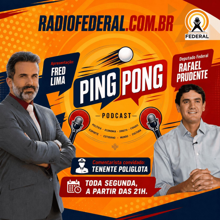 Programa “Ping Pong” retorna à Rádio Federal com Rafael Prudente na estreia da terceira edição