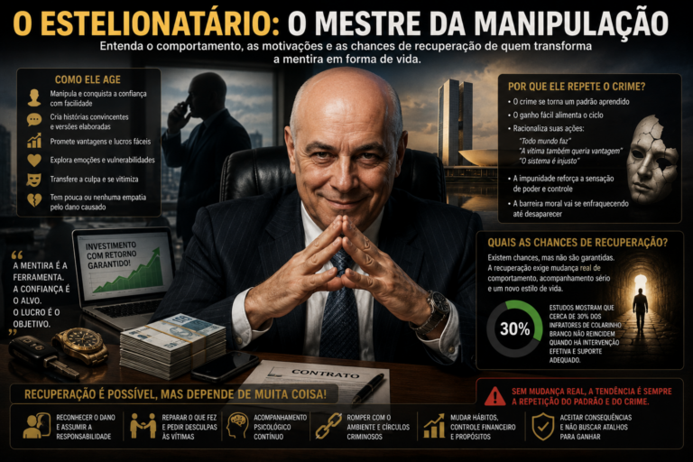 Estelionatário contumaz: comportamento, motivações e possibilidade de recuperação