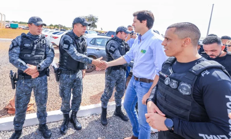 “Temos uma das polícias mais bem remuneradas e preparadas do Brasil”, destaca Daniel Vilela