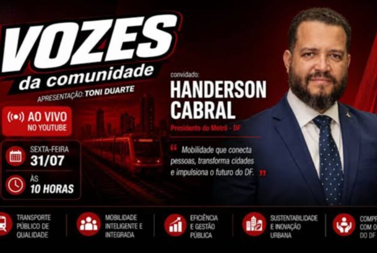 Presidente do Metrô-DF apresenta investimentos e projetos para ampliar e modernizar o transporte no DF