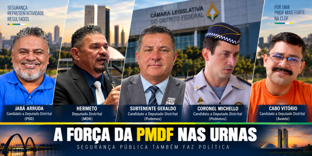 A Batalha da Farda: Candidatos da PMDF disputam voto nas urnas
