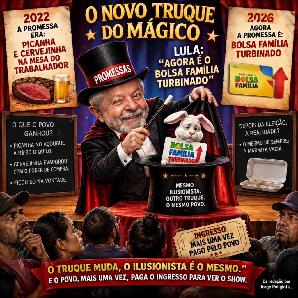 O novo truque do mágico Lula: agora é o Bolsa Família turbinado