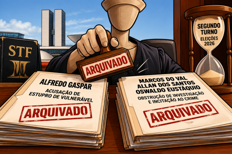 STF em dia de arquivamentos: acusações explosivas perdem força em pleno segundo turno