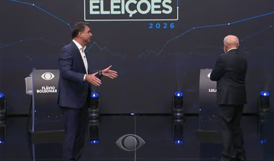 Flavio e Lula no debate